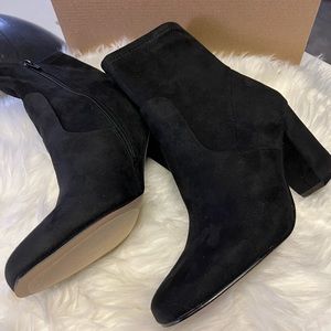 STEVE MADDEN EVANA BLACK ANKLE BOOTS SZ9